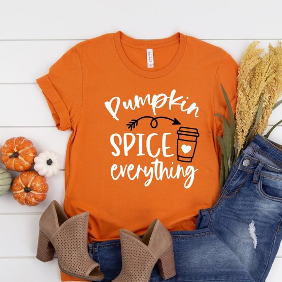 Pumpkin Spice Everything Softstyle® Fitted T-Shirt - Picture 1 of 3